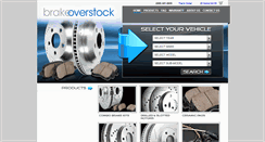 Desktop Screenshot of brakeoverstock.com